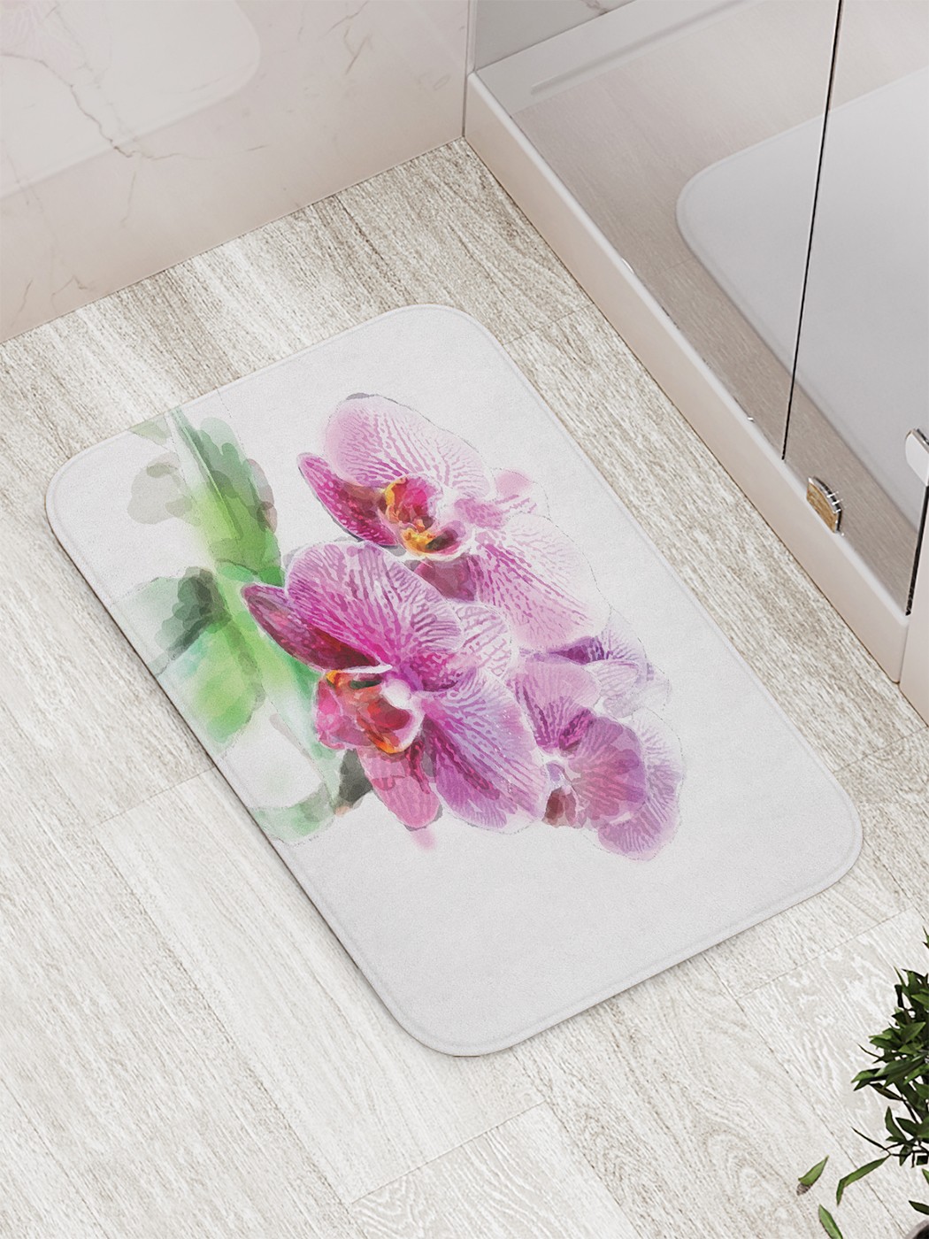 

Коврик противоскользящий для ванной, сауны, бассейна, 77х52 см bath_75903 JoyArty