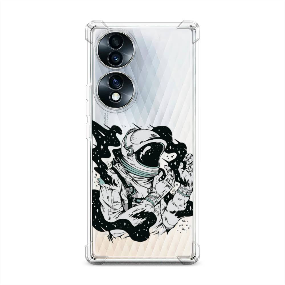 

Чехол Awog на Honor 70 "Космонавт арт", Черный;белый;прозрачный, 6108251-1