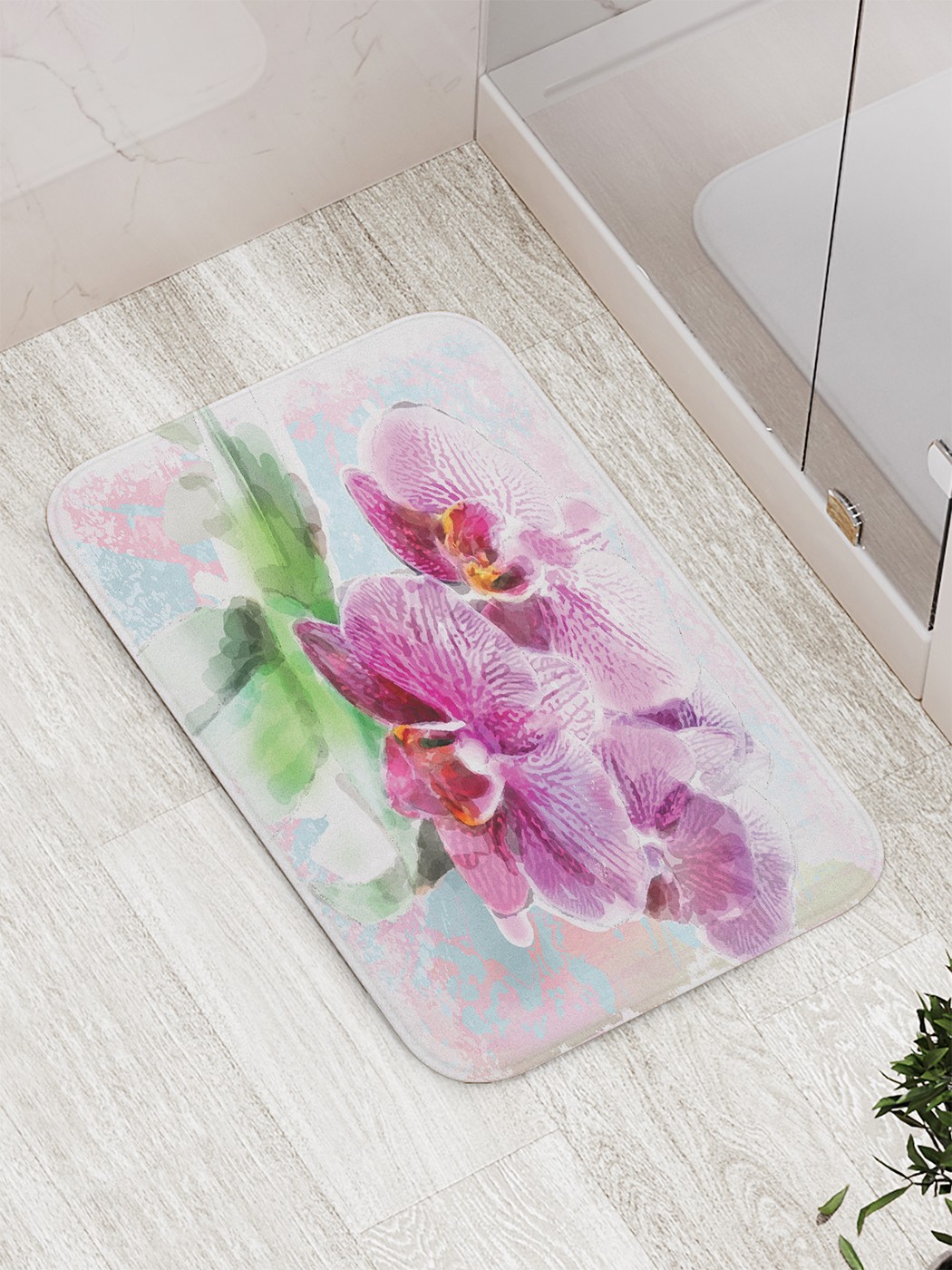 

Коврик противоскользящий для ванной, сауны, бассейна, 77х52 см bath_75899 JoyArty