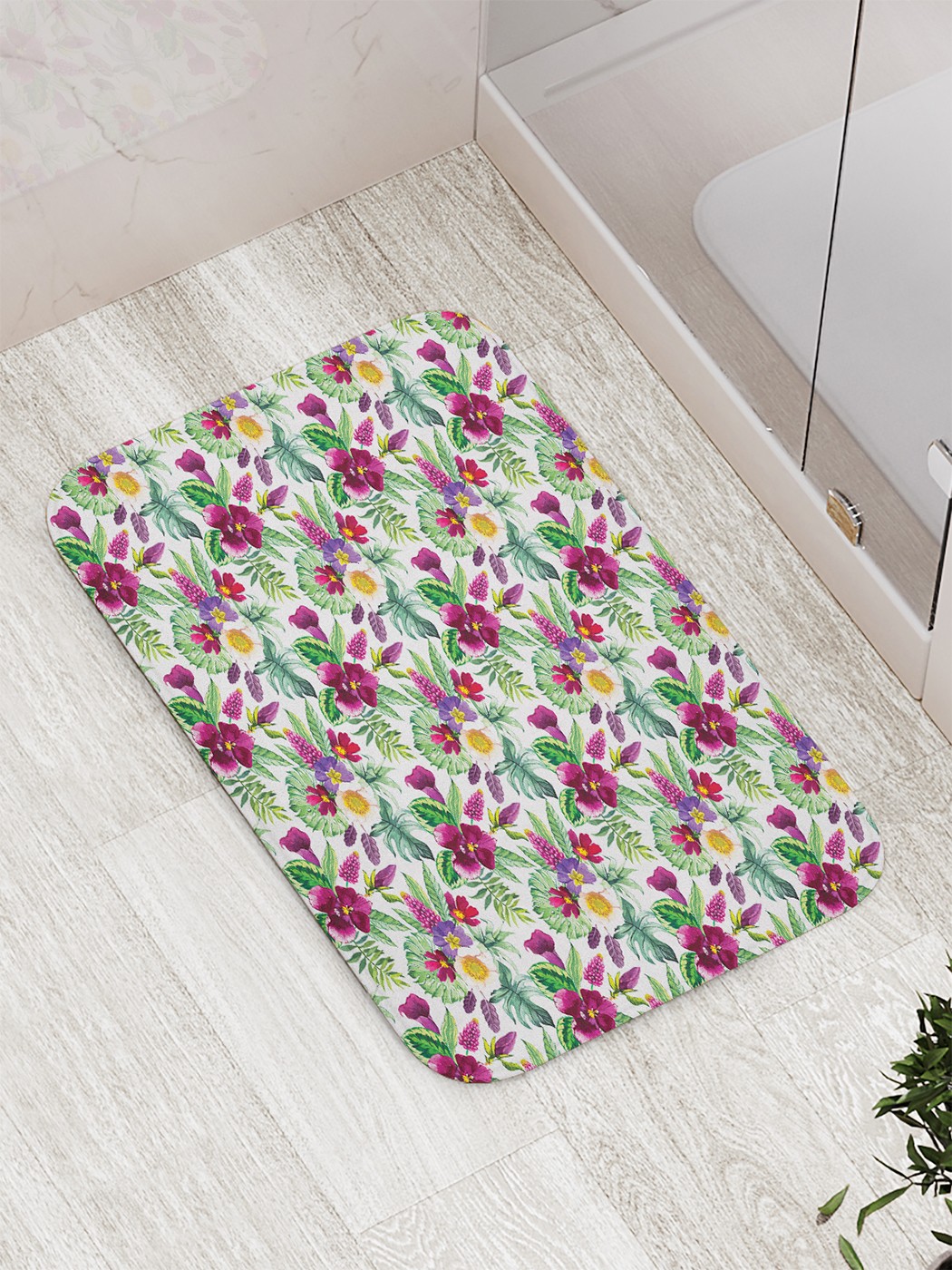 

Коврик противоскользящий для ванной, сауны, бассейна, 77х52 см bath_75897 JoyArty