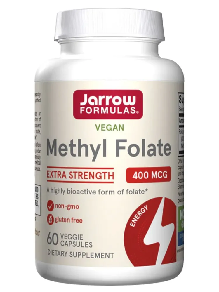 Фолиевая кислота метилфолат JARROW FORMULAS для беременных капсулы 60 шт 2595₽