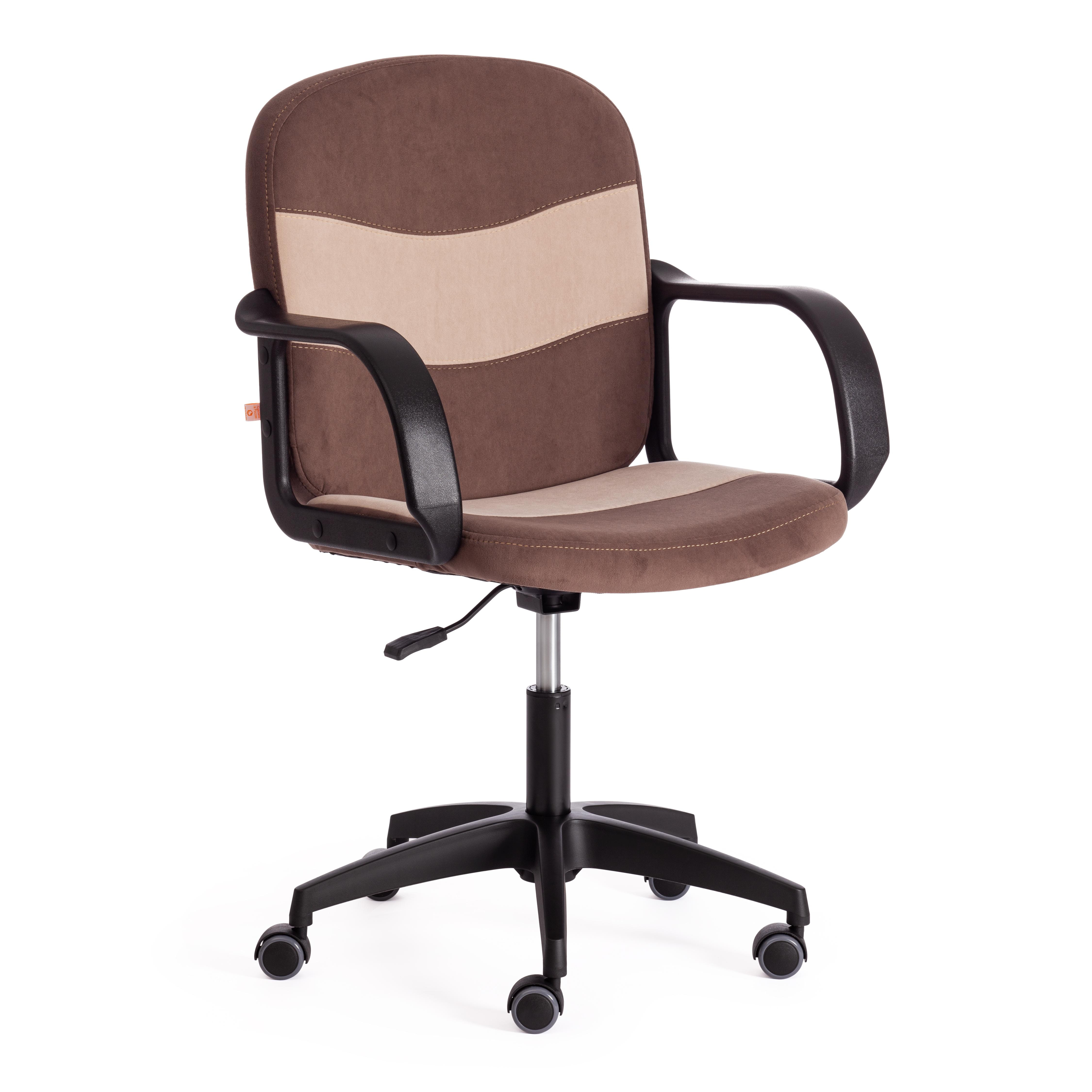 

Кресло компьютерное офисное на колесиках Tetchair BAGGI PA коричневый, Коричневый;бежевый