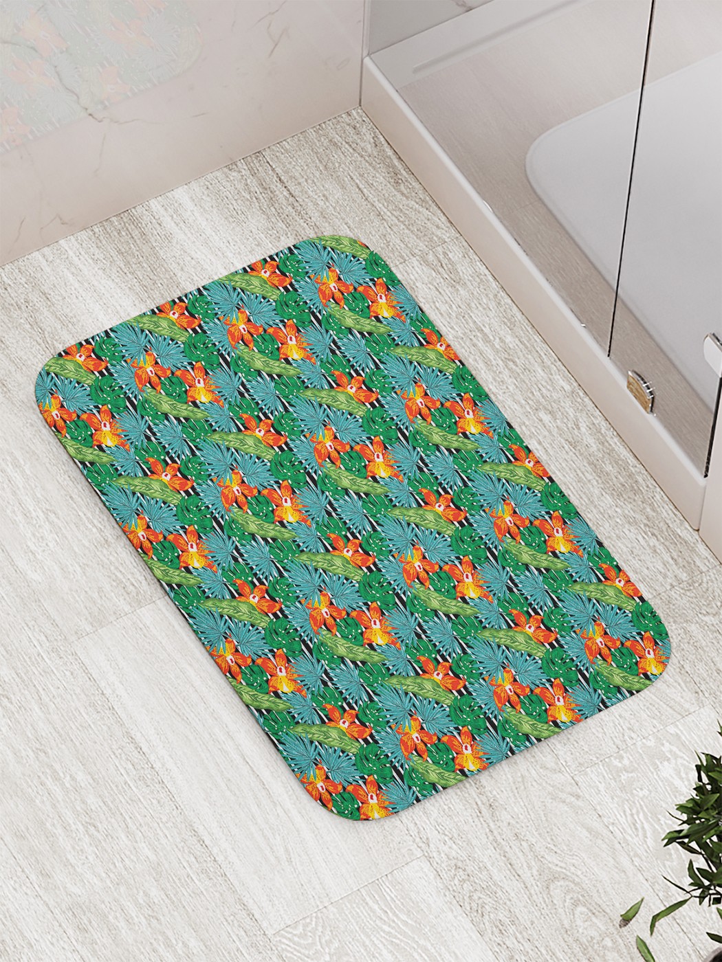 

Коврик противоскользящий для ванной, сауны, бассейна, 77х52 см bath_75890 JoyArty