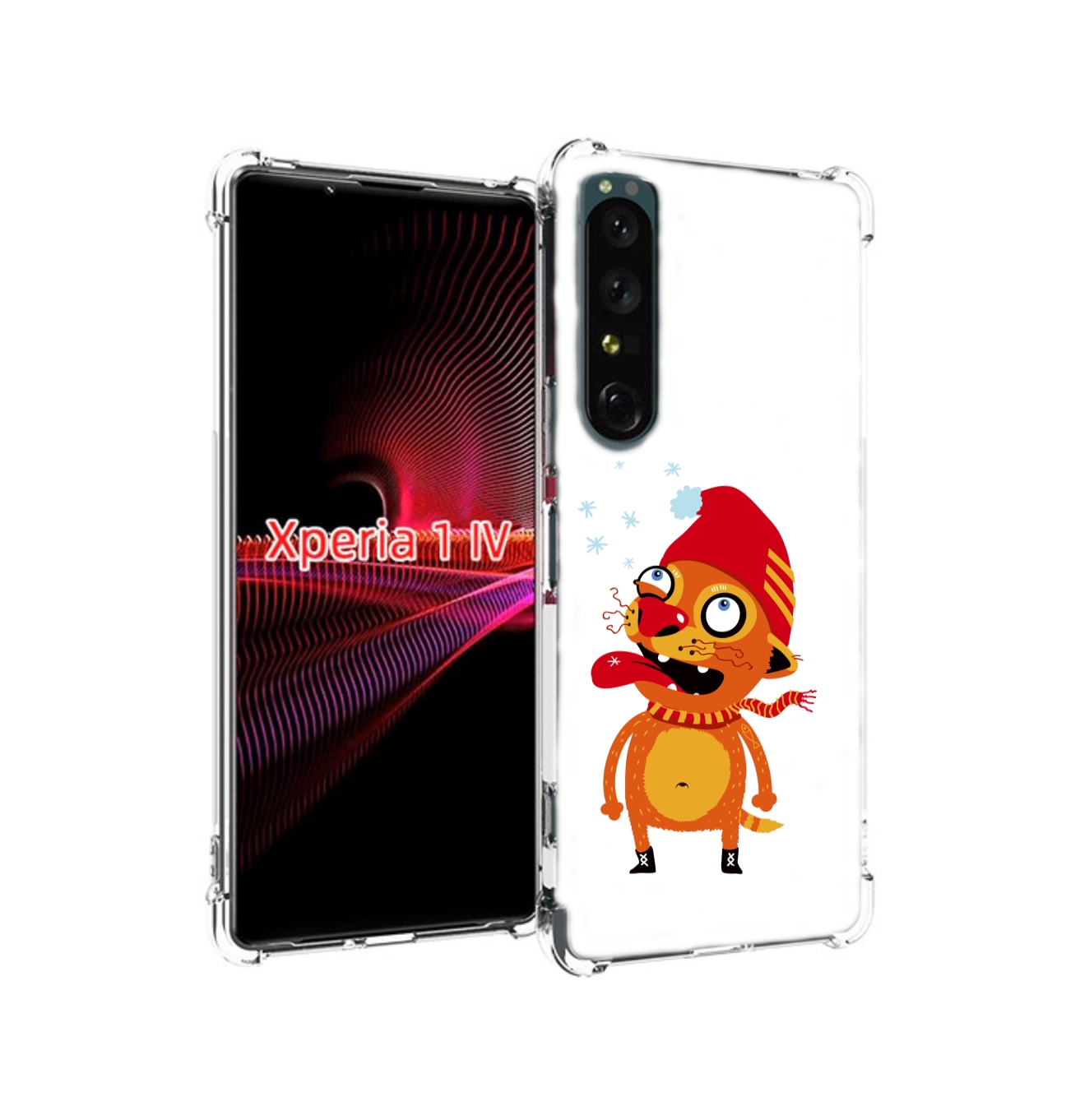 

Чехол накладка MyPads Зимний кот для Sony Xperia 1 IV, Прозрачный, Tocco