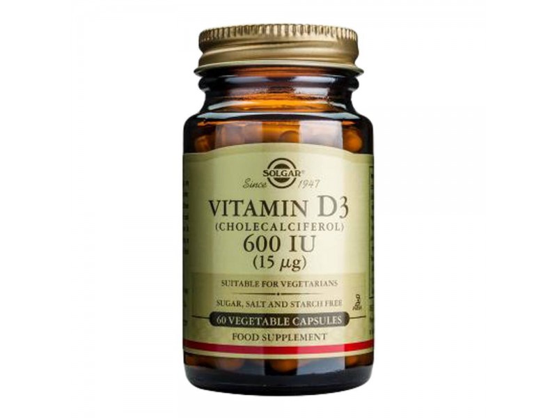 фото Solgar витамин solgar vitamin d3 600 iu, 60 капс