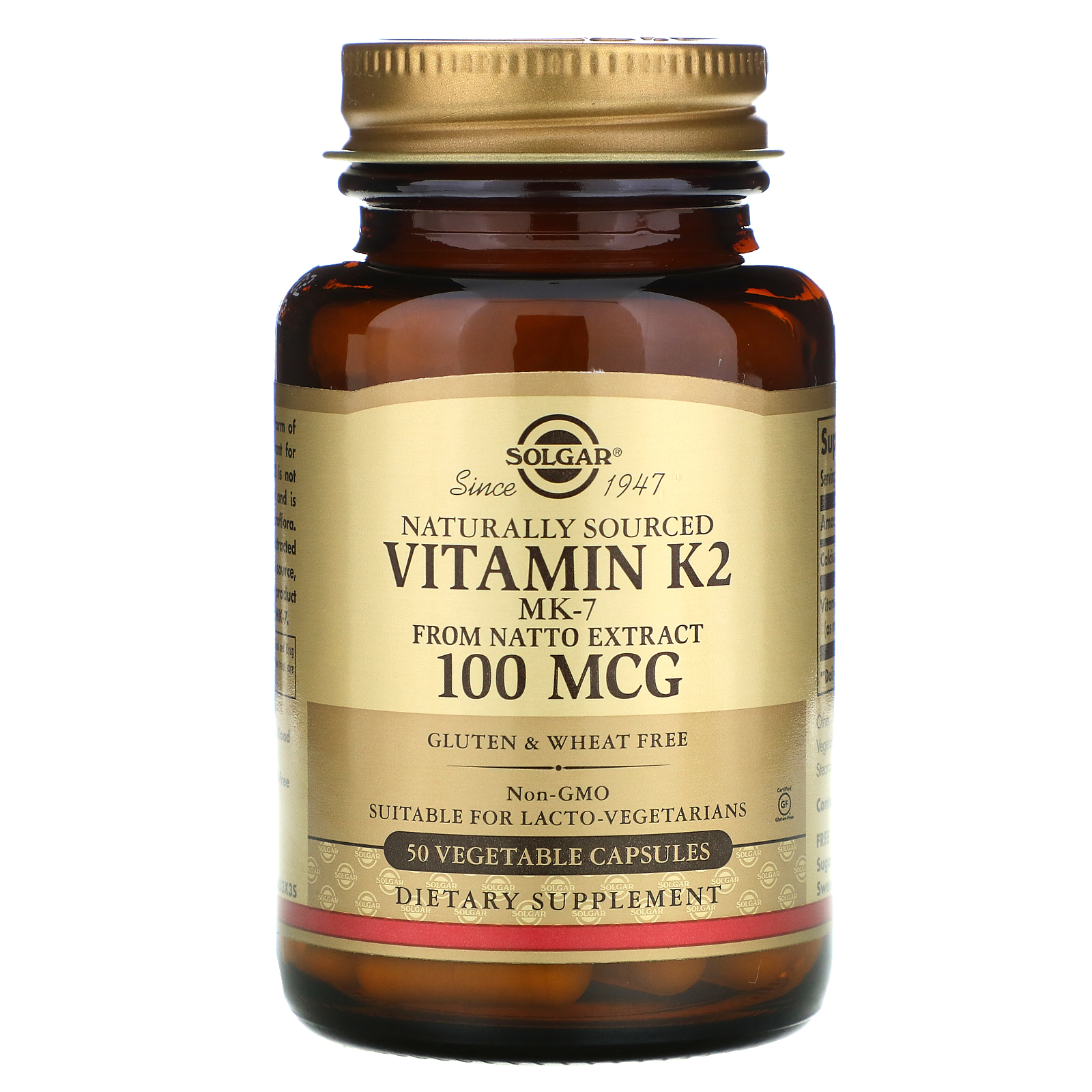 Купить Solgar Витамины Solgar Vitamin K2 100 мкг, 50 капс