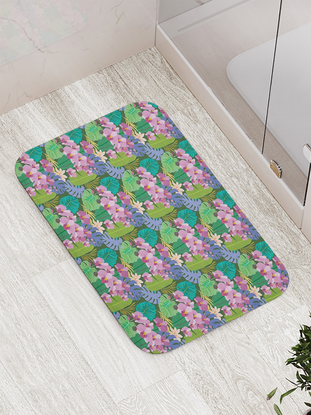 

Коврик противоскользящий для ванной, сауны, бассейна, 77х52 см bath_75871 JoyArty