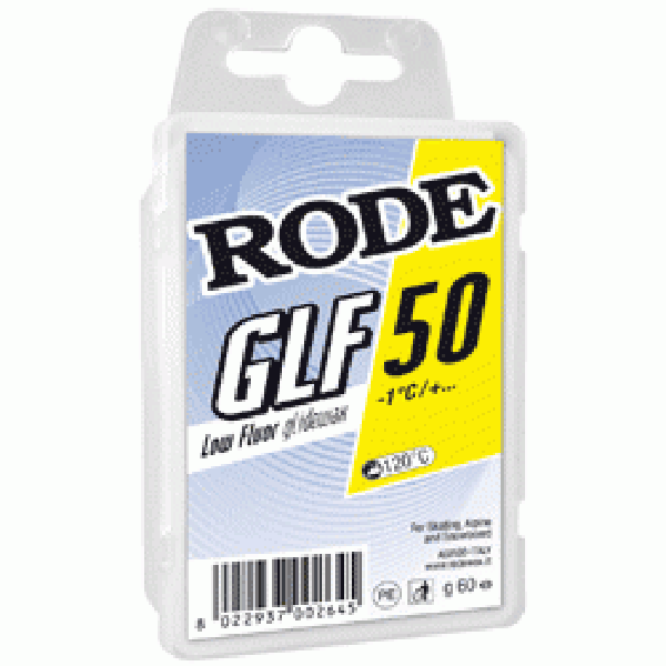 

Низкофтористый парафин Rode Glider Low Fluor Yellow 60 г 0C°+, Glider Low Fluor Yellow 60Gr. 0C°+