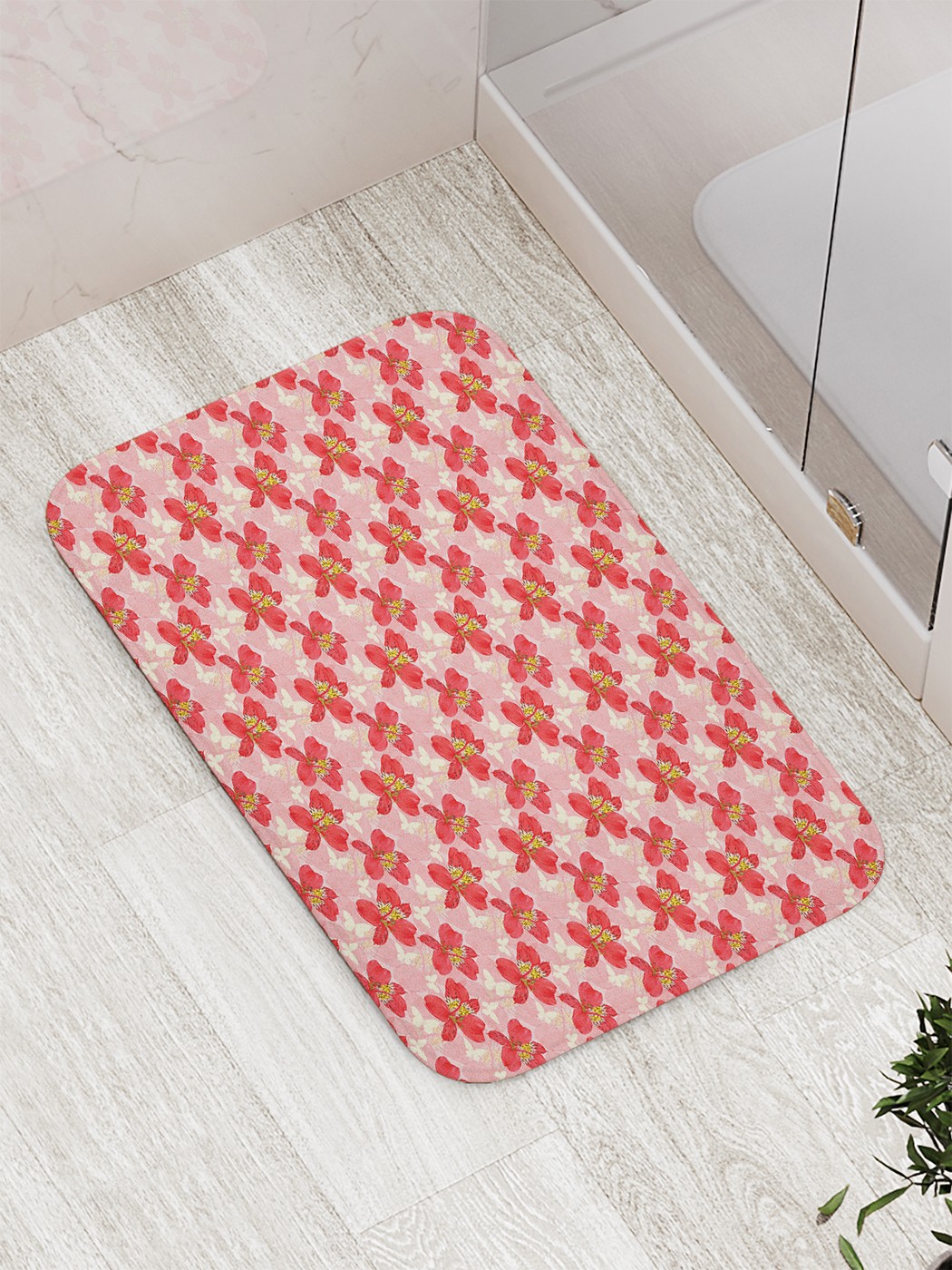 

Коврик противоскользящий для ванной, сауны, бассейна, 77х52 см bath_75857 JoyArty