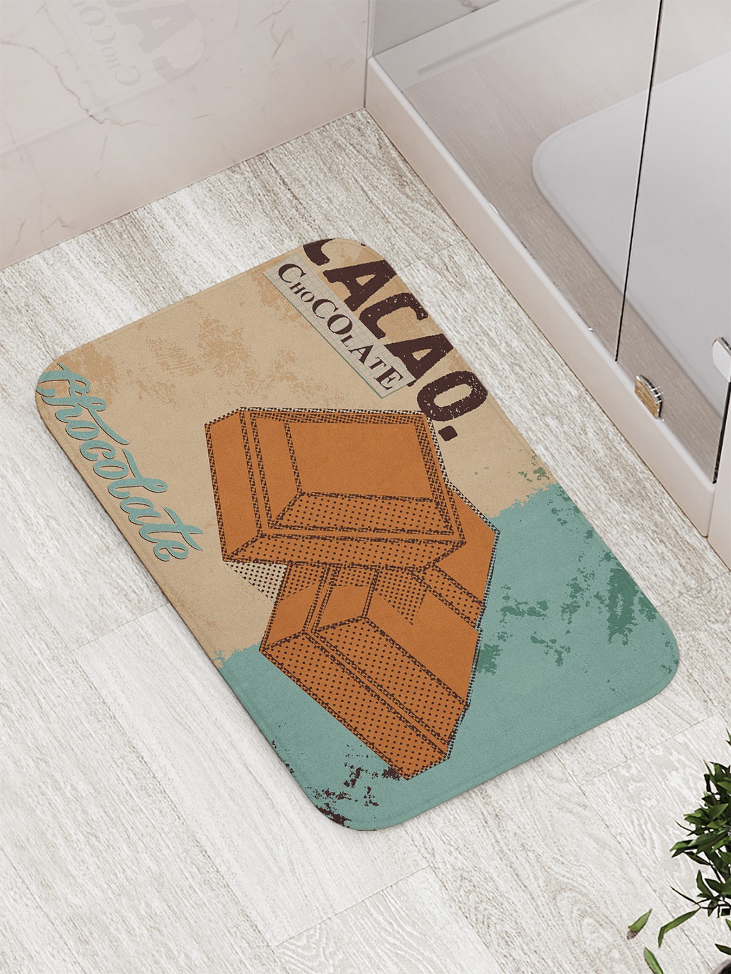 

Коврик противоскользящий для ванной, сауны, бассейна, 77х52 см bath_75827 JoyArty
