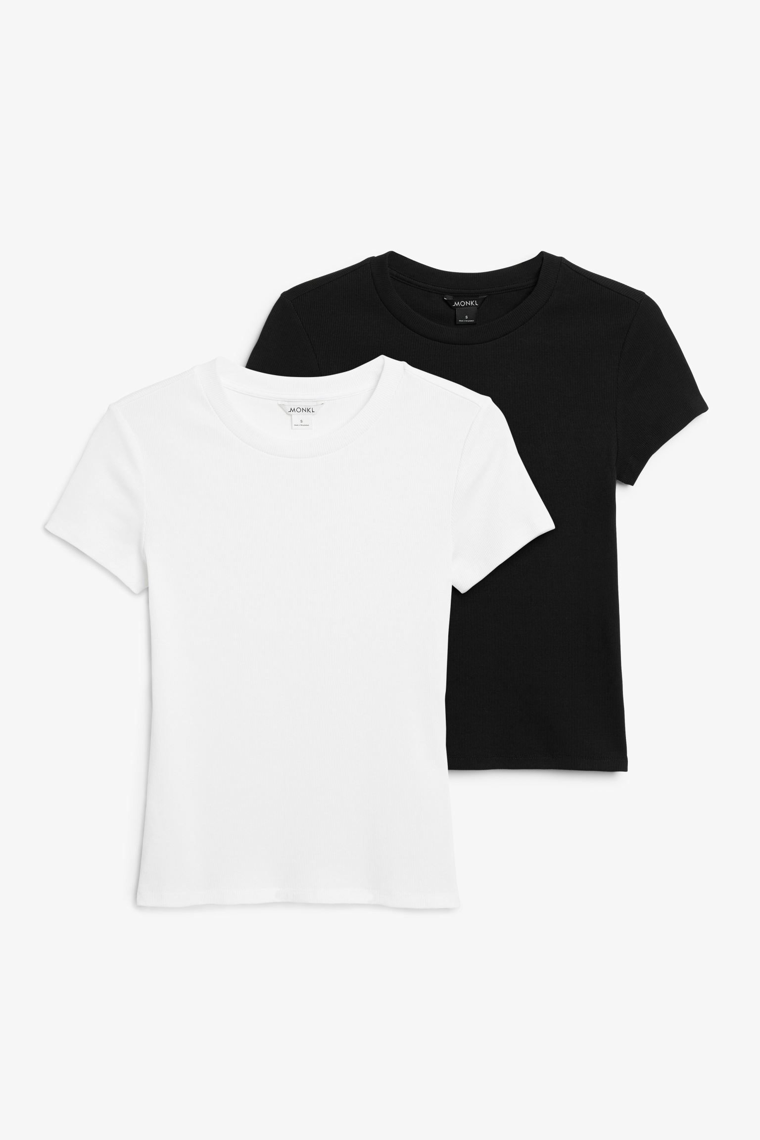 Комплект футболок женских Monki 1174161006 черных XL (доставка из-за рубежа)