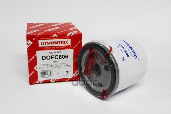 Фильтр Масляный Dynamatrix-Korea Dofc606 DYNAMATRIX-KOREA арт. DOFC606