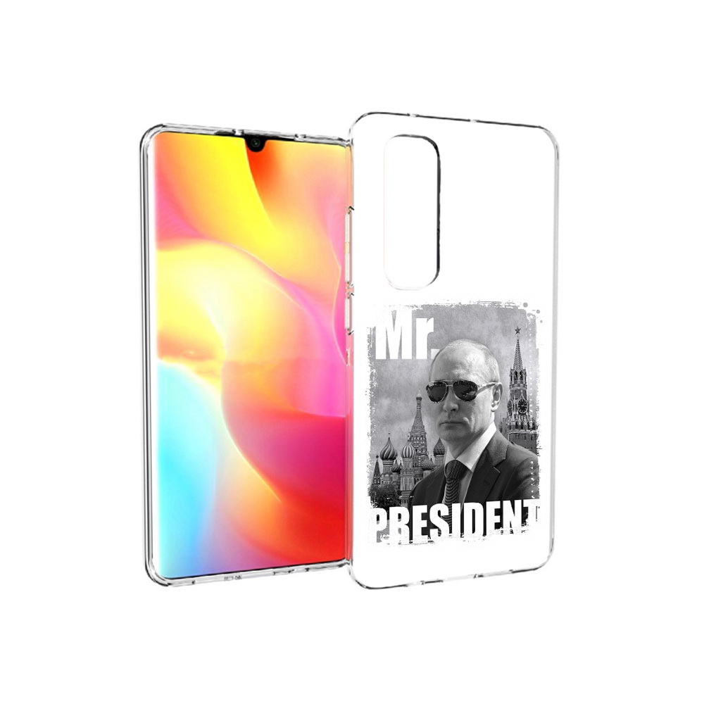 

Чехол MyPads Tocco для Xiaomi Mi Note 10 Lite Путин (PT149714.254.141), Прозрачный, Tocco