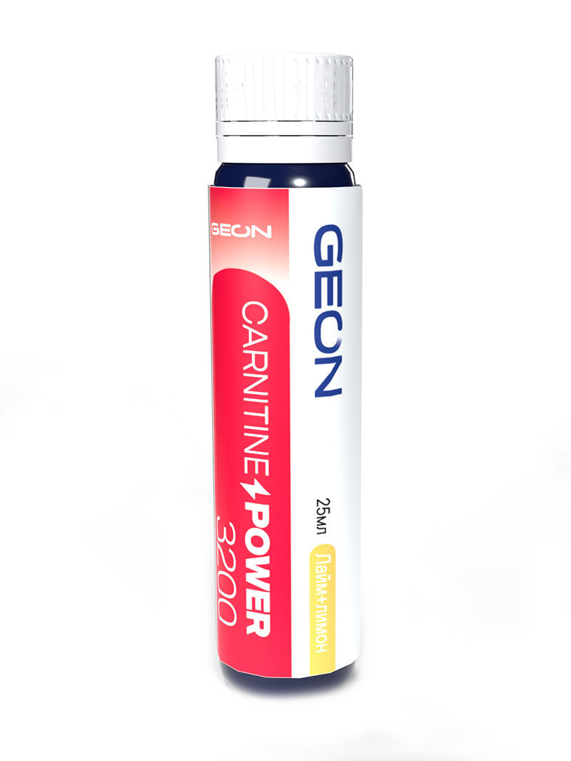 

GEON Карнитин GEON Carnitine Power 3200 25 мл, 1 амп, вкус: лимон-лайм