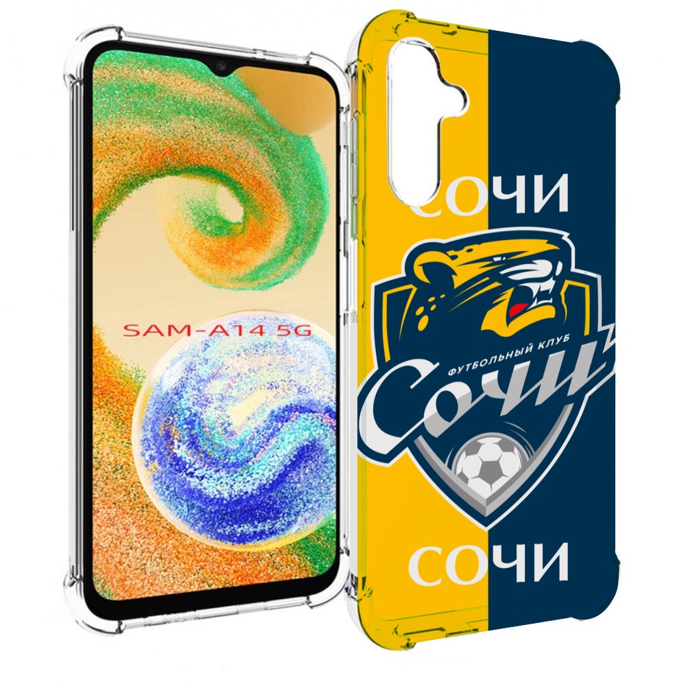 

Чехол MyPads фк сочи для Samsung Galaxy A14 5G, Прозрачный, Tocco