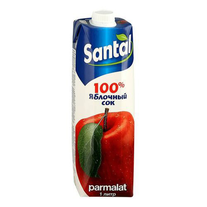 Сок Santal яблочный 1 л