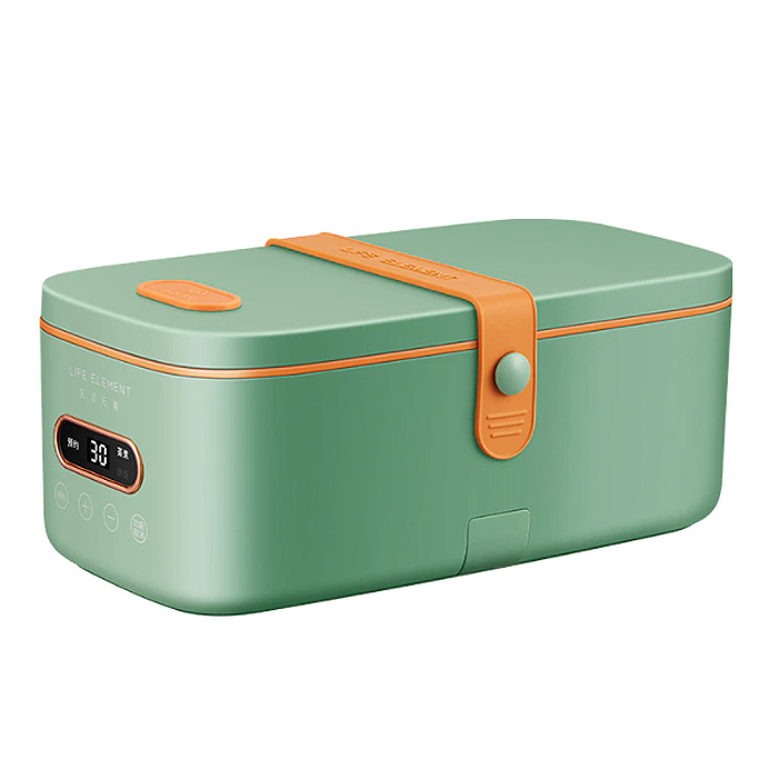 Ланч-бокс с подогревом Life Element Cooking Lunch Box Without Water F58 1л, зеленый