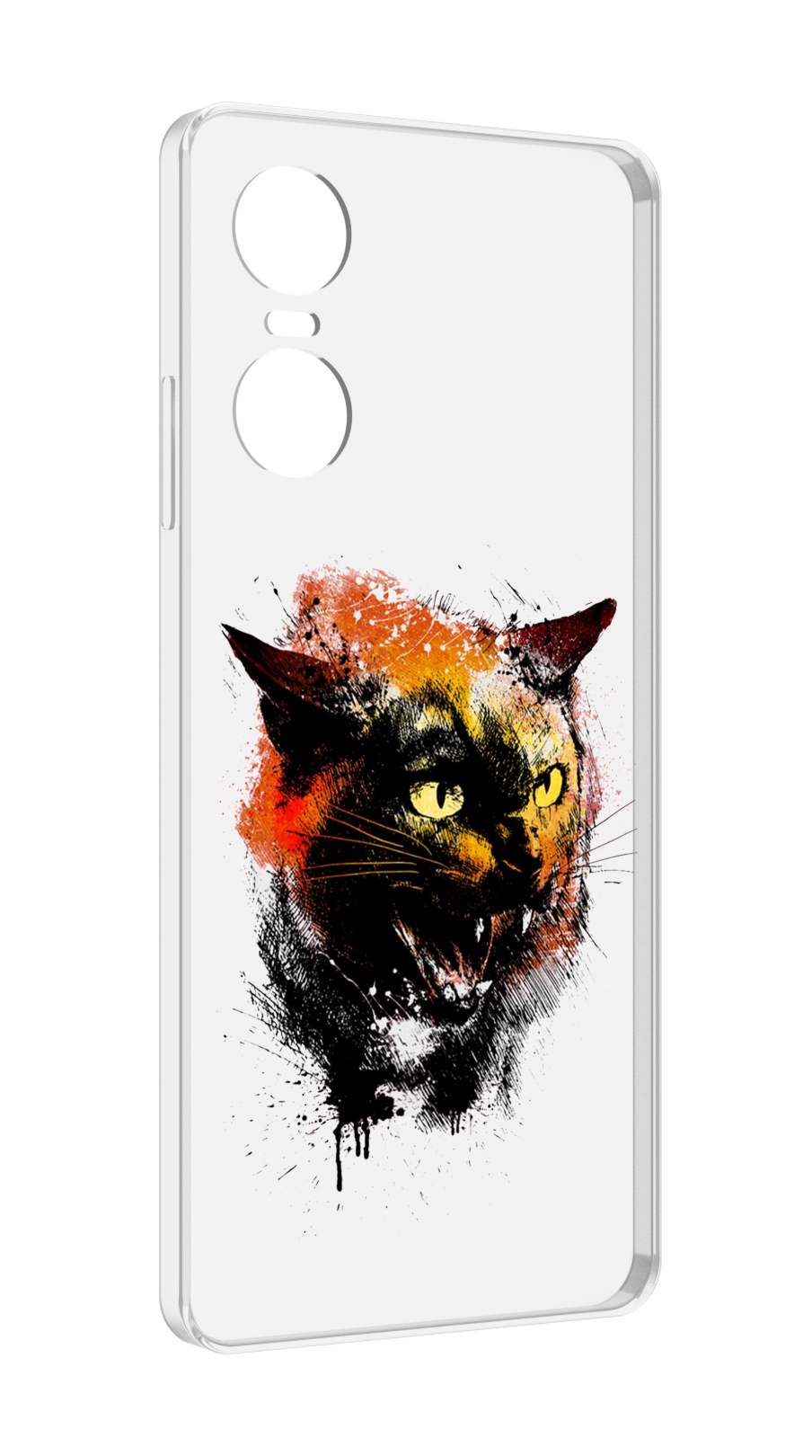 

Чехол MyPads сиамский кот для Tecno Pop 6 Pro, Прозрачный, Tocco