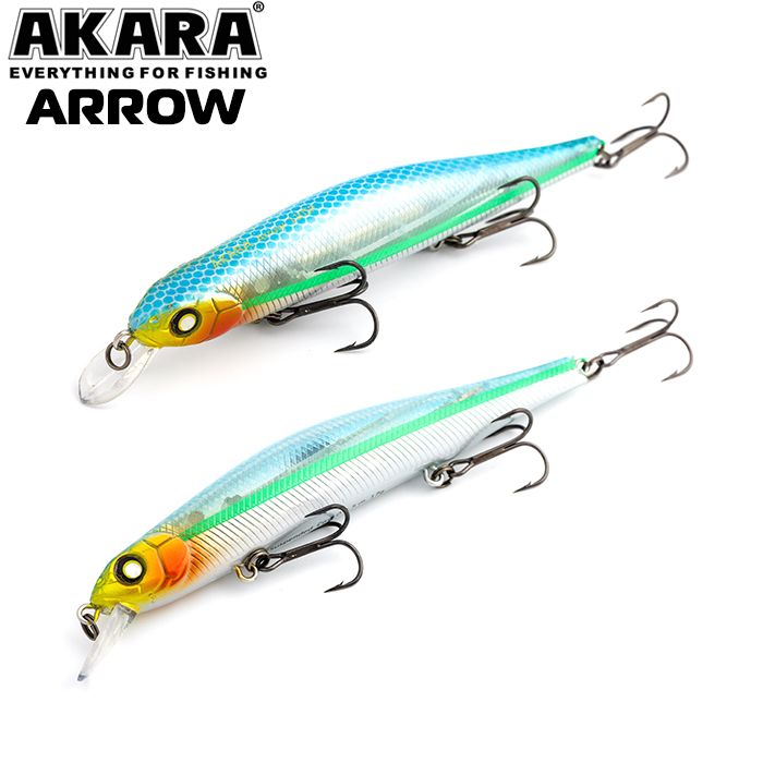 

Воблер Akara Arrow 110SP 17 гр 3/5 oz 4,3 in A81, Разноцветный, Arrow