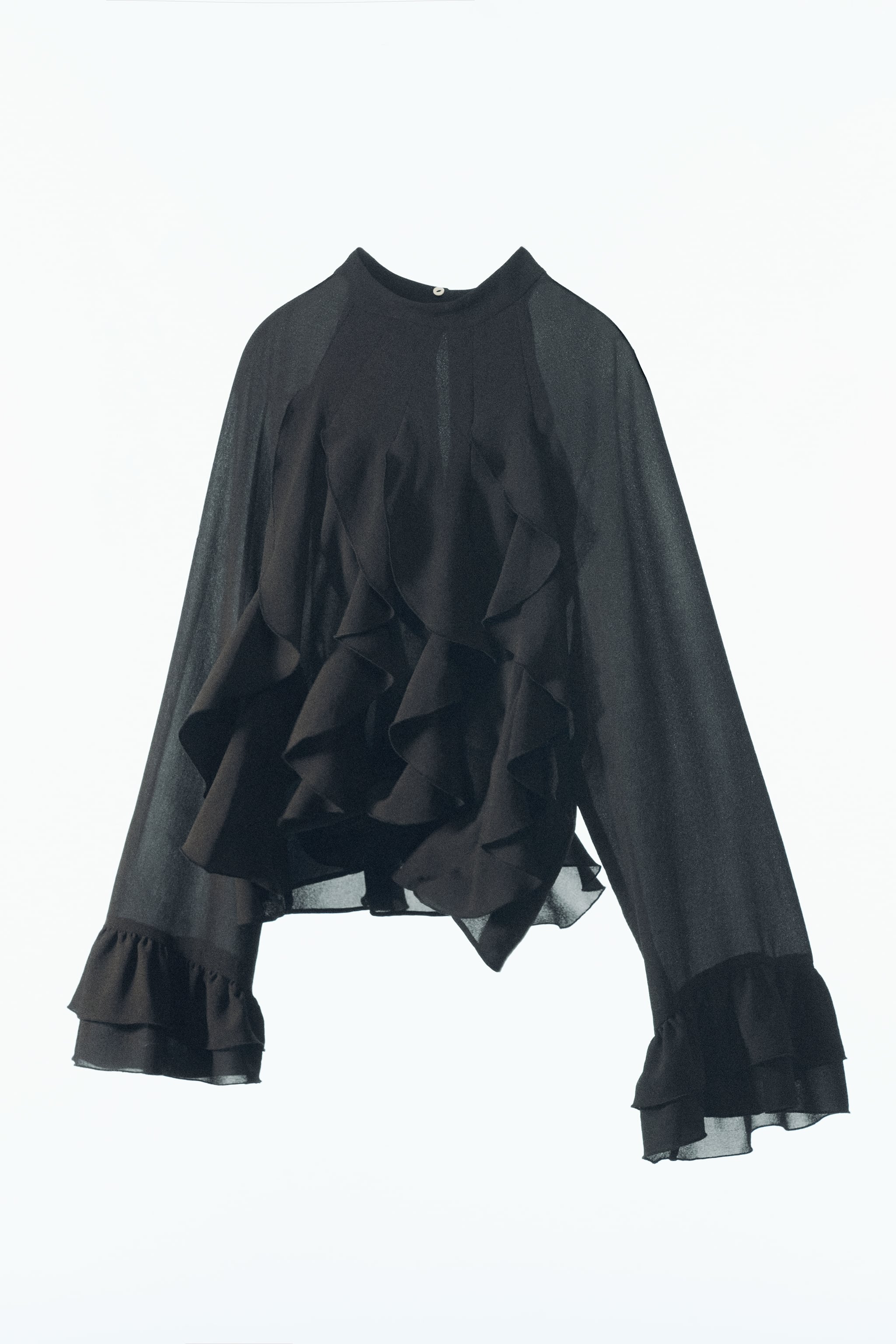 Блуза женская ZARA 02409576 черная XS (доставка из-за рубежа)