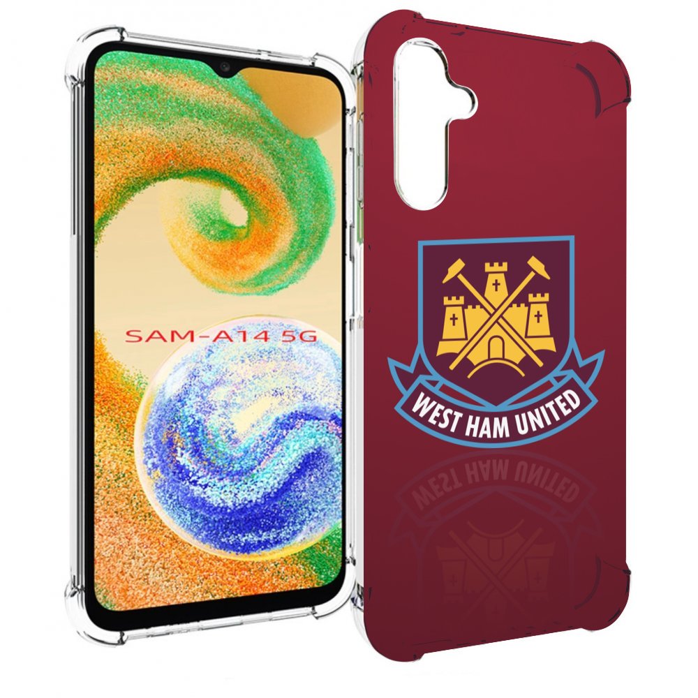 Чехол MyPads фк вест хэм мужской для Samsung Galaxy A14 5G