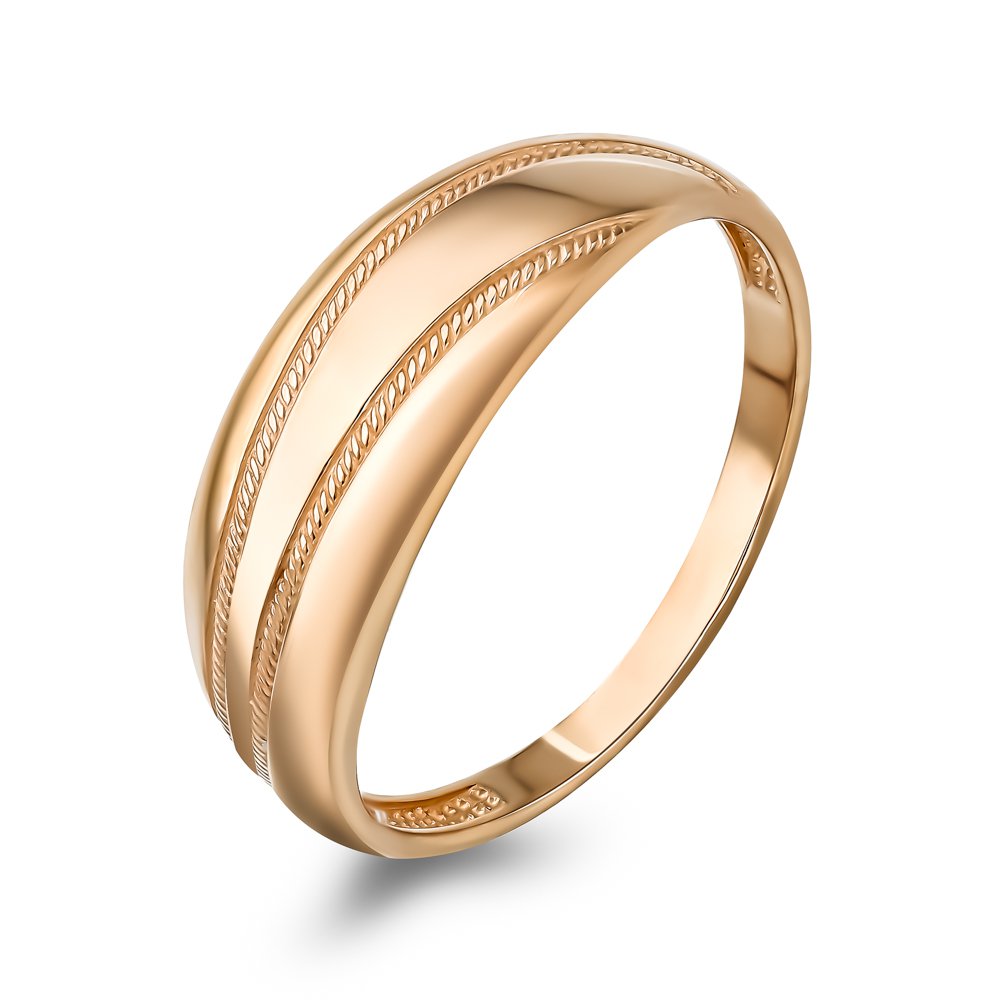 

Кольцо женское из красного золота без вставки 585Gold 401005032, р, 401005032