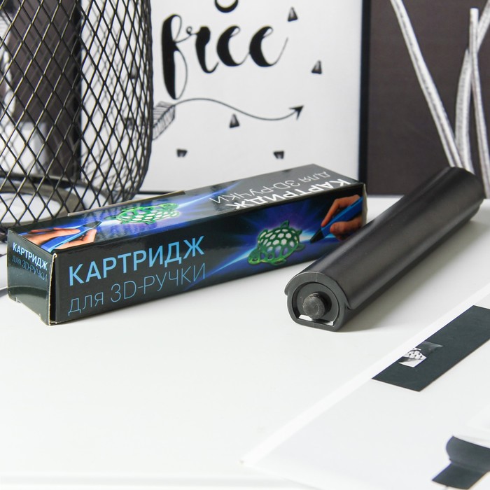 

Картридж сменный жидкого пластика для 3D ручки, цвет синий