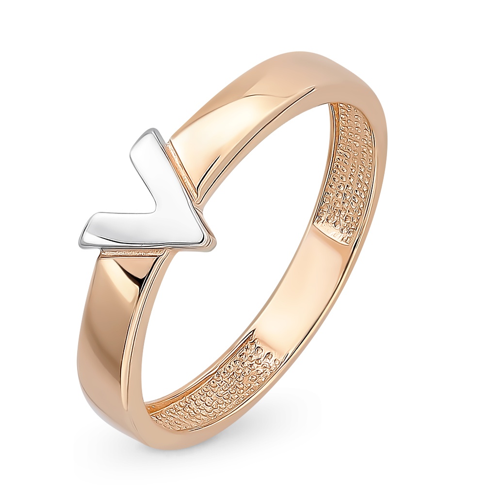 

Кольцо женское из красного золота без вставки 585Gold 401005030, р, 401005030