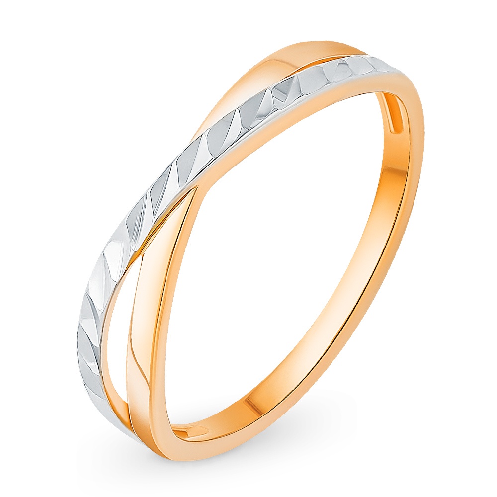 

Кольцо женское из красного золота 585Gold 499000106, р, 499000106