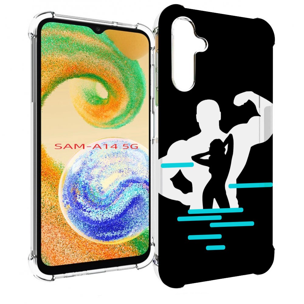 

Чехол MyPads фитнес-тренировка для Samsung Galaxy A14 5G, Прозрачный, Tocco