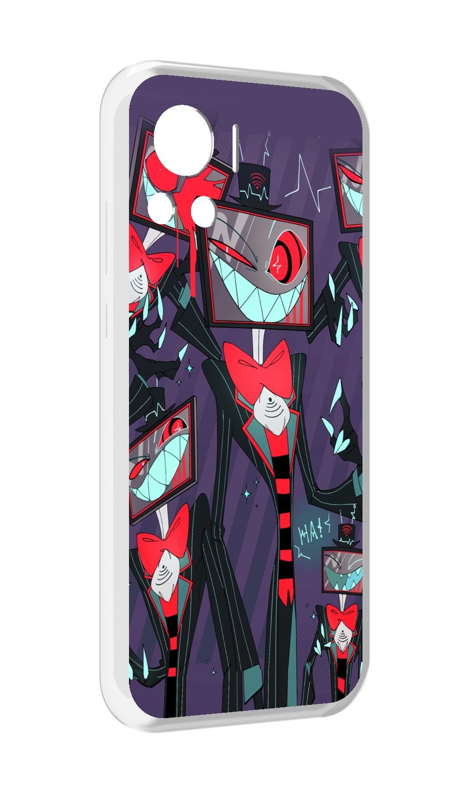 

Чехол MyPads hazbin hotel для Motorola Edge 30 Ultra, Прозрачный, Tocco