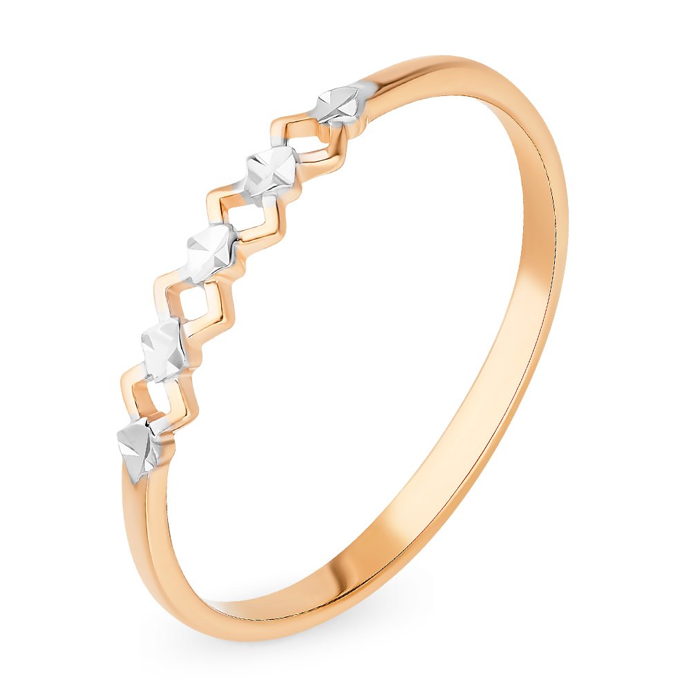 

Кольцо женское из красного золота без вставки 585Gold 401005033, р, 401005033