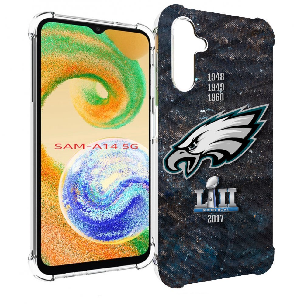 

Чехол MyPads филадельвия иглс регби мужской для Samsung Galaxy A14 5G, Прозрачный, Tocco