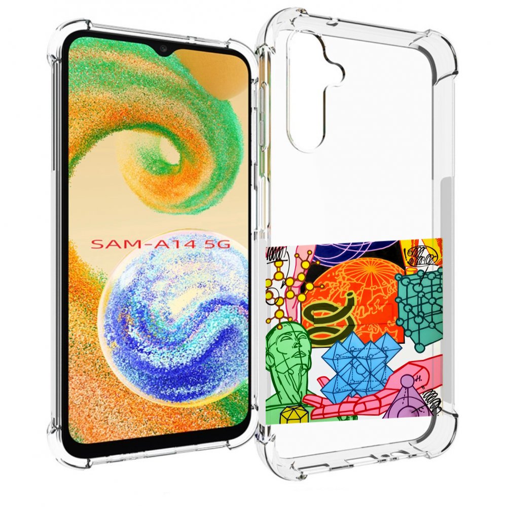 

Чехол MyPads физика-химия для Samsung Galaxy A14 5G, Прозрачный, Tocco