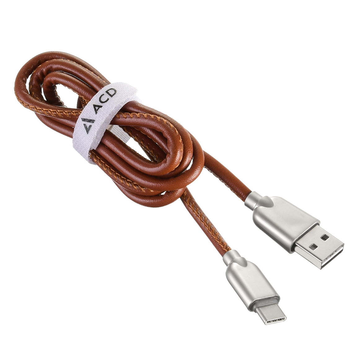 Кабель ACD Allure Type-C - USB-A 1.0m Brown ACD-U926-C2N