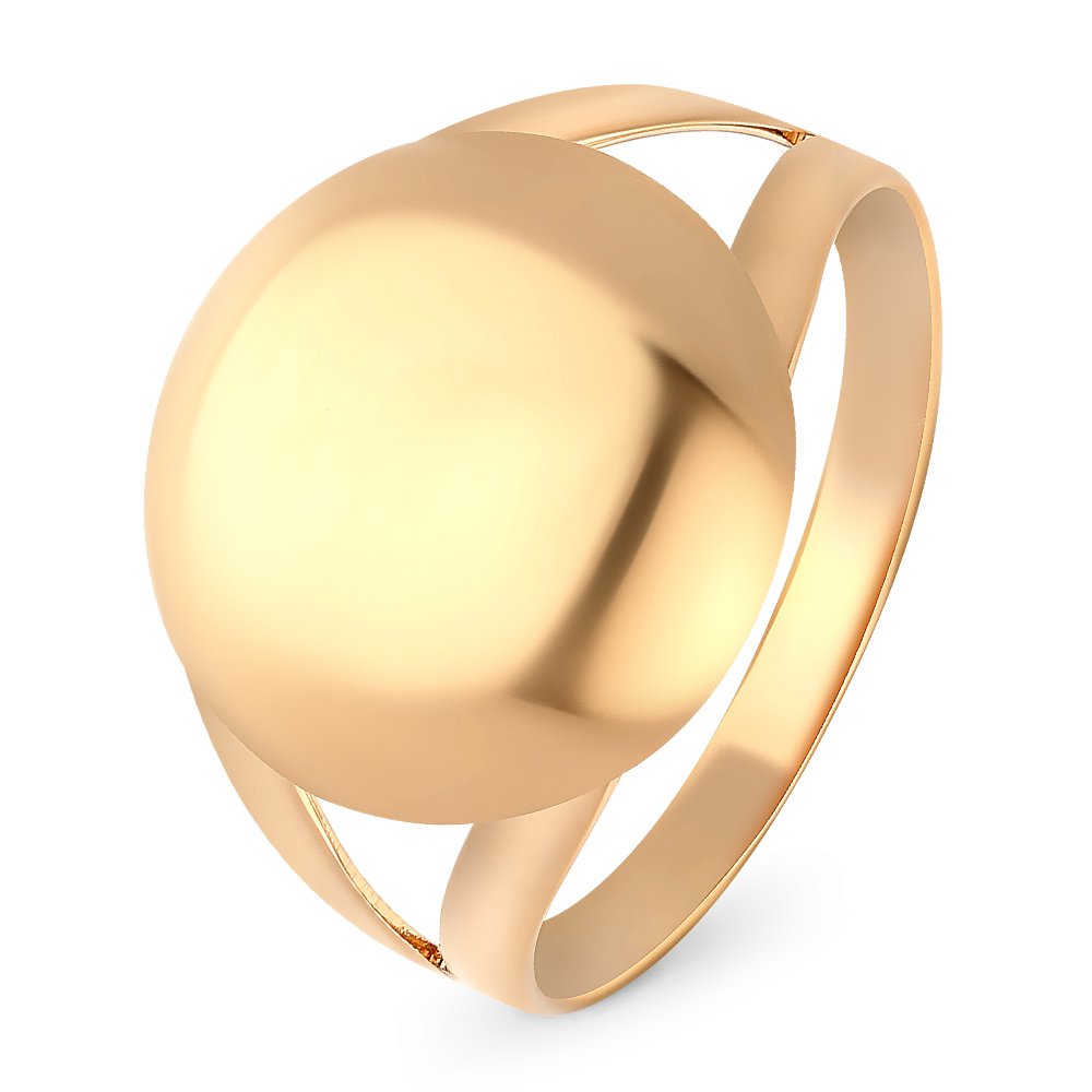 

Кольцо женское из красного золота без вставки 585Gold 401004974, р. 17, 401004974