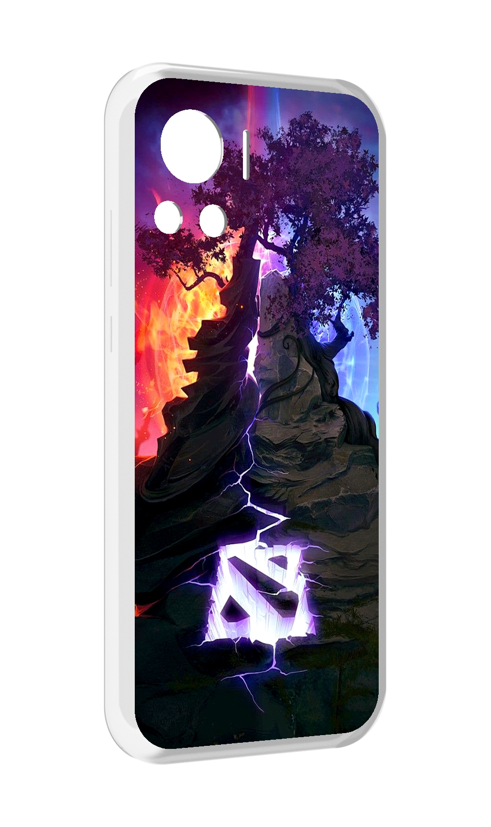 

Чехол MyPads dota 2 логотип для Motorola Edge 30 Ultra, Прозрачный, Tocco