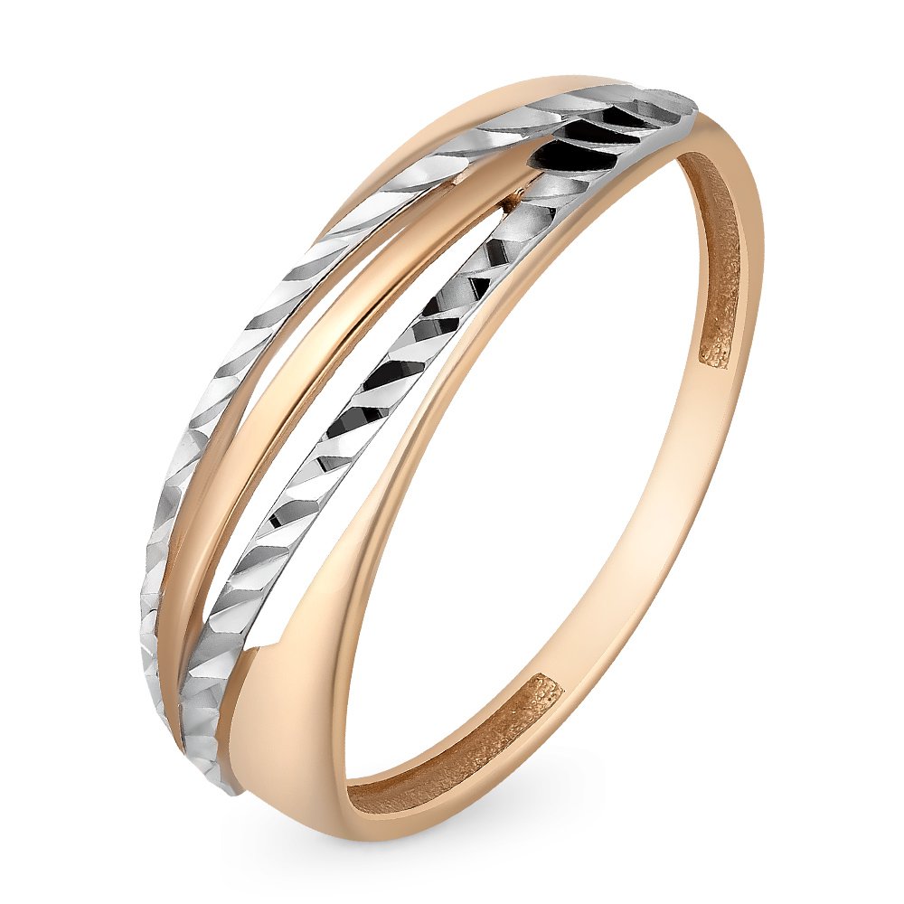 

Кольцо женское из красного золота 585Gold 401004972, р, 401004972