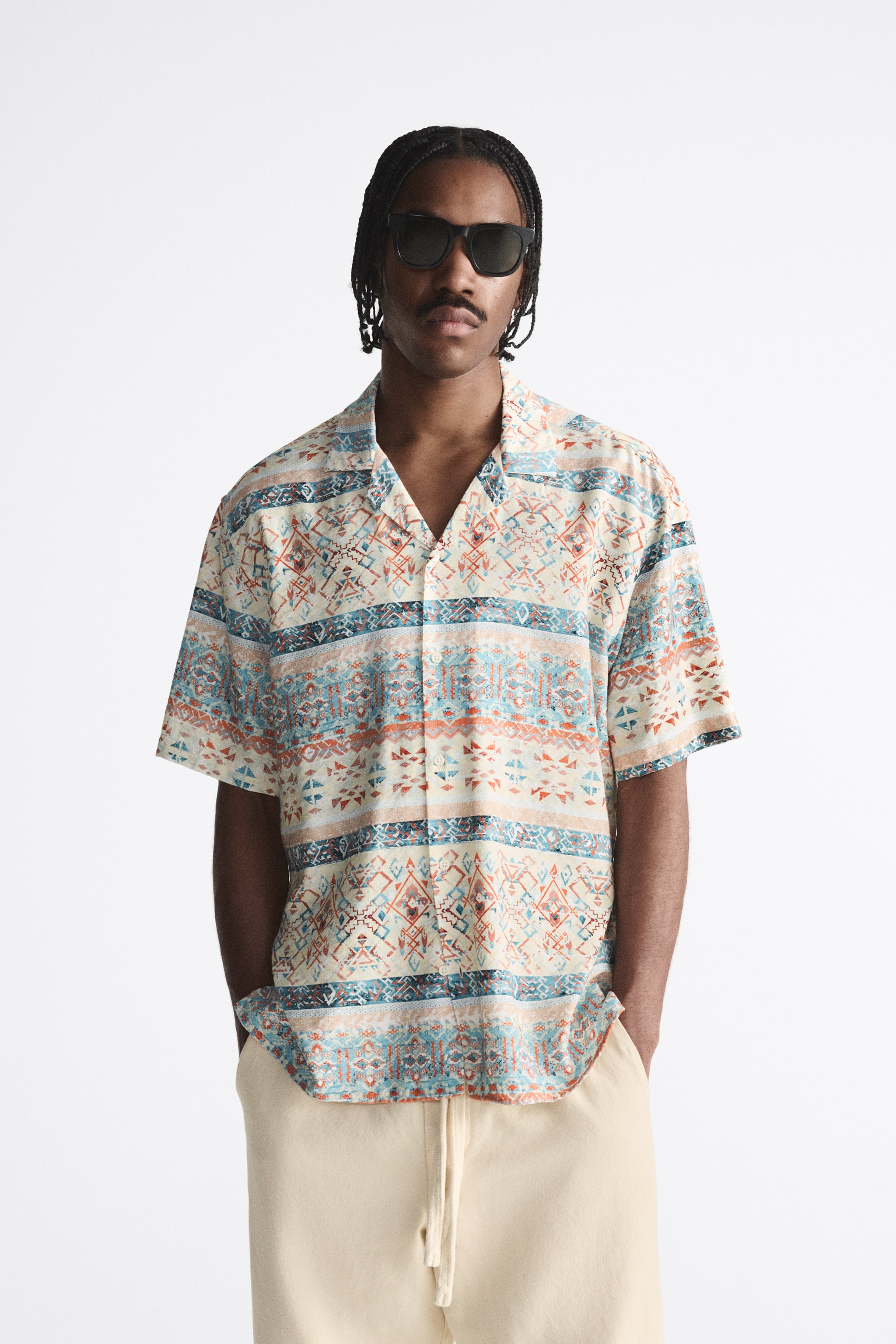 

Рубашка мужская ZARA 07545484 синяя XL (доставка из-за рубежа), 07545484