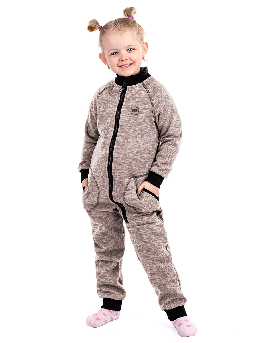 

Комбинезон детский NIKASTYLE 8т7523, бежевый, 122, 8т7523