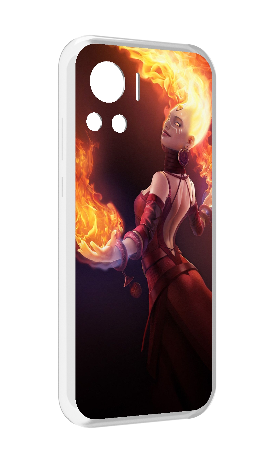 

Чехол MyPads dota 2 Lina для Motorola Edge 30 Ultra, Прозрачный, Tocco