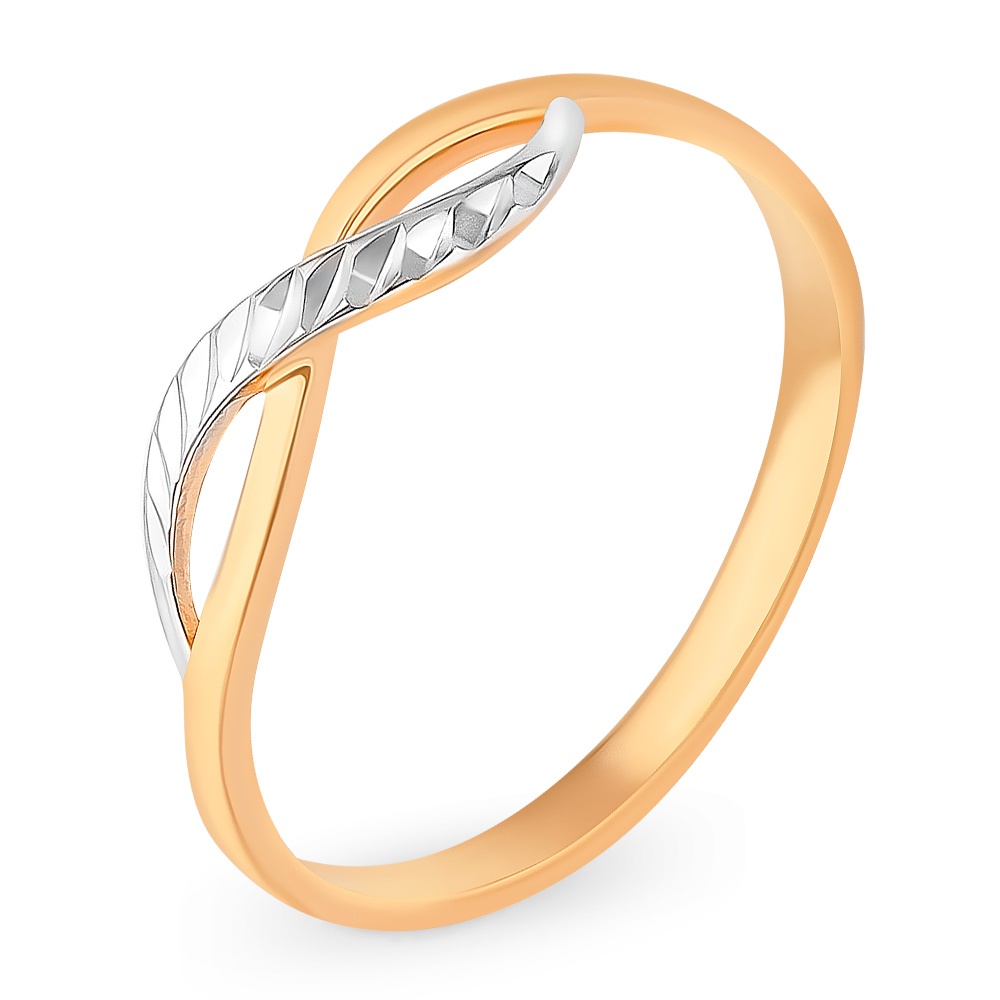 

Кольцо женское из красного золота без вставки 585Gold 401004955, р, 401004955