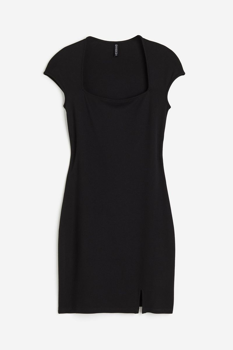 

Платье женское H&M 1205804 черное S, Черный, 1205804
