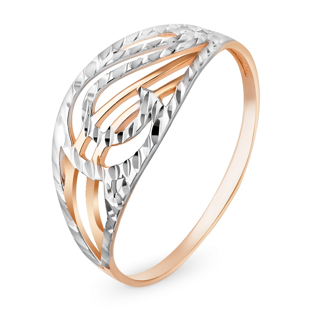 

Кольцо женское из красного золота без вставки 585Gold 401004943, р, 401004943