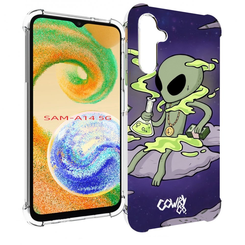 

Чехол MyPads токсичный инопланетянин для Samsung Galaxy A14 5G, Прозрачный, Tocco