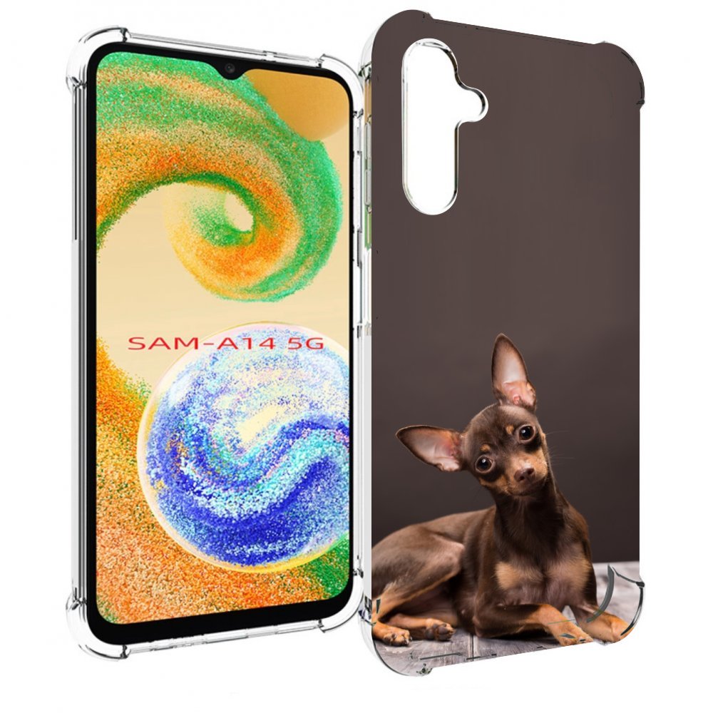 

Чехол MyPads тои терьер для Samsung Galaxy A14 5G, Прозрачный, Tocco