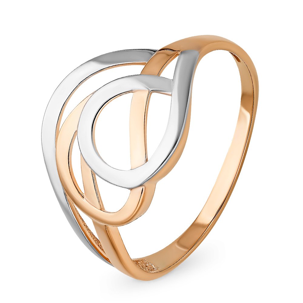 

Кольцо женское из красного золота без вставки 585Gold 401005051, р, 401005051