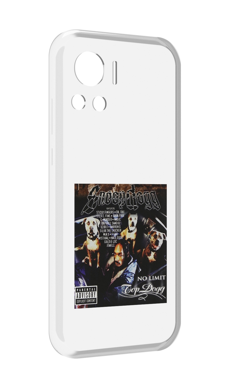 

Чехол MyPads Snoop Dogg NO LIMIT TOP DOGG для Motorola Edge 30 Ultra, Прозрачный, Tocco