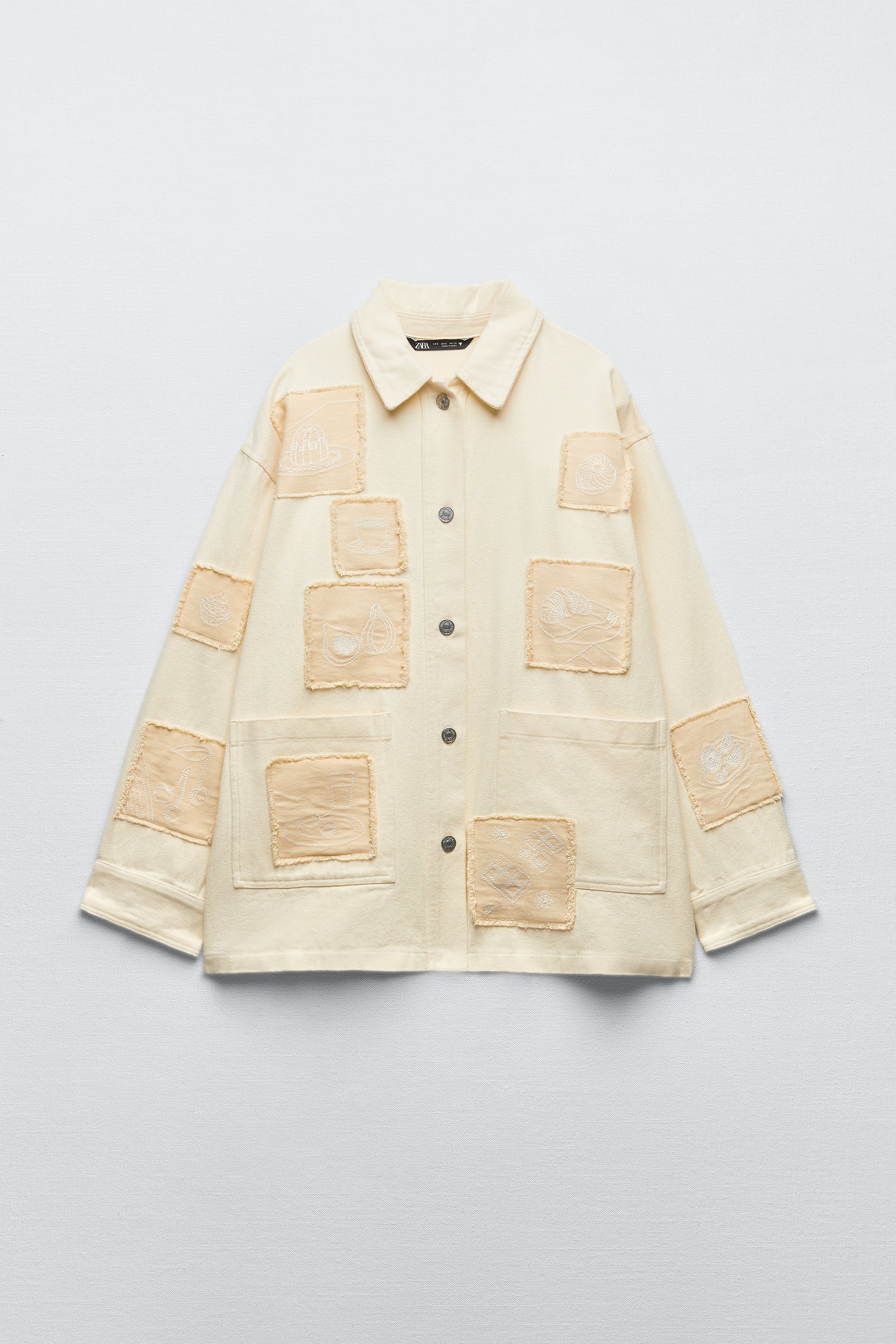 

Жакет женский ZARA 00881759 бежевый S (доставка из-за рубежа), 00881759