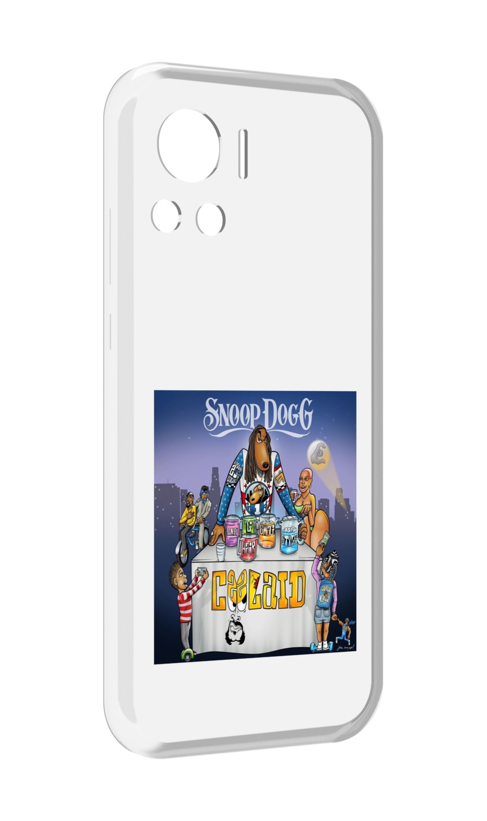 

Чехол MyPads Snoop Dogg COOLAID для Motorola Edge 30 Ultra, Прозрачный, Tocco